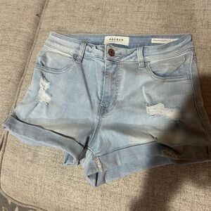 PacSun Light Wash Distressed Jean Shorts